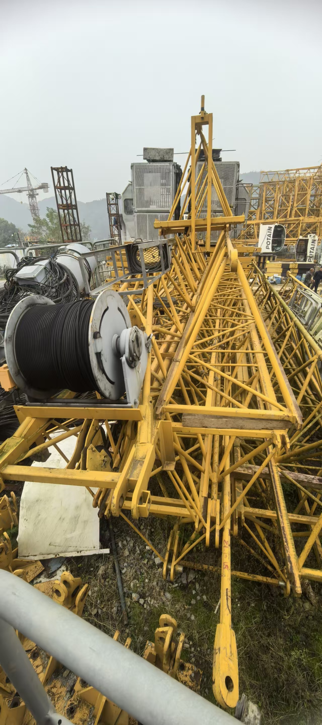 Year of Machine 2019 Potain MC130 Used Tower Crane with Super Good Condition